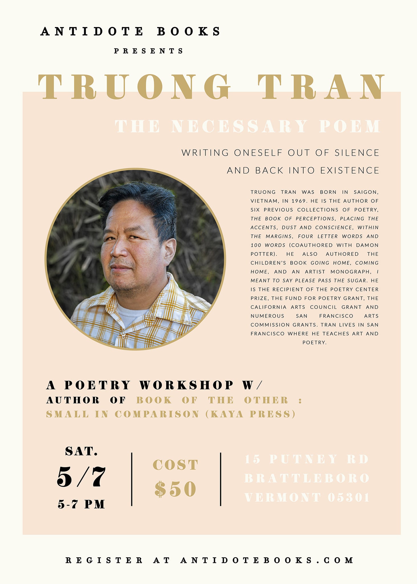 Truong Tran — The Necessary Poem: Writing Oneself Out of Silence and Into Existence